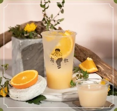 有飲「柳橙養樂多啵啵」