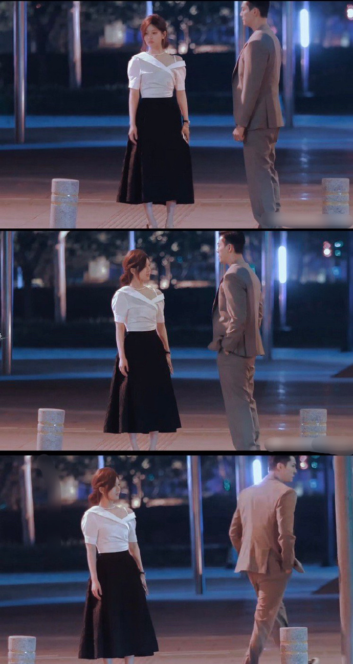 《許我耀眼》陳偉霆、趙露思在路邊大吵。