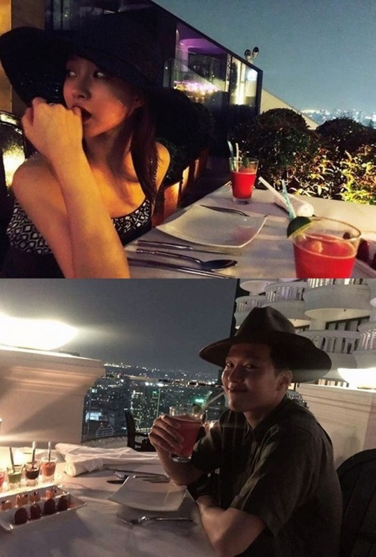 張基龍、李藝娜因為泰國旅遊照戀情曝光。