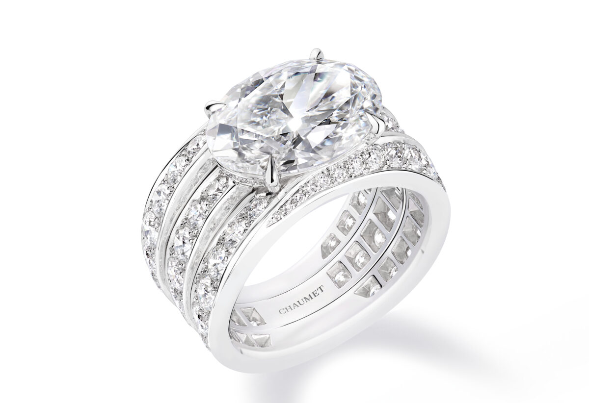 Chaumet Voltige 系列18K白金戒指,價格店洽