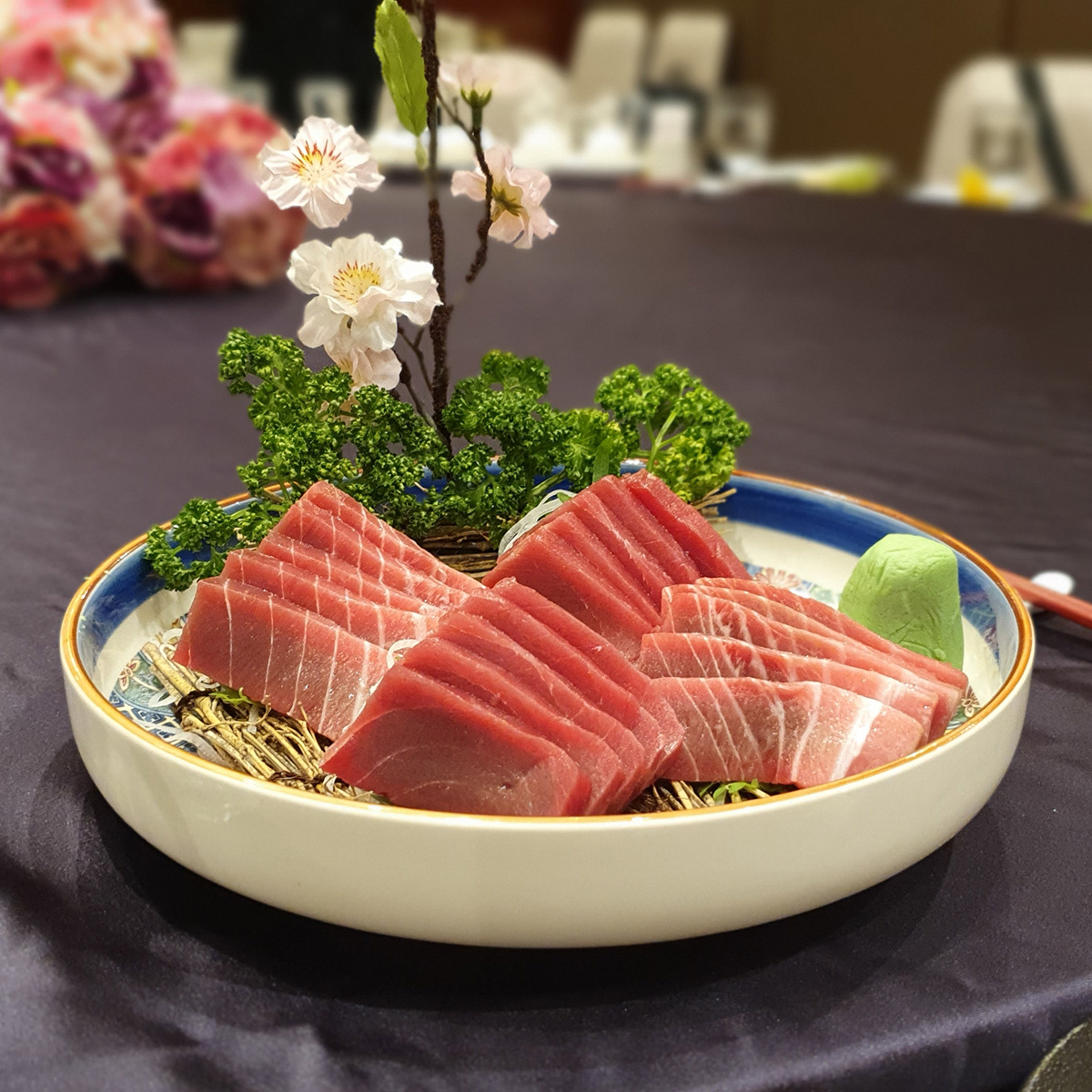 金門五星級飯店金湖飯店標下「天下第一鮪」,打造豪華黑鮪魚極致饗宴。