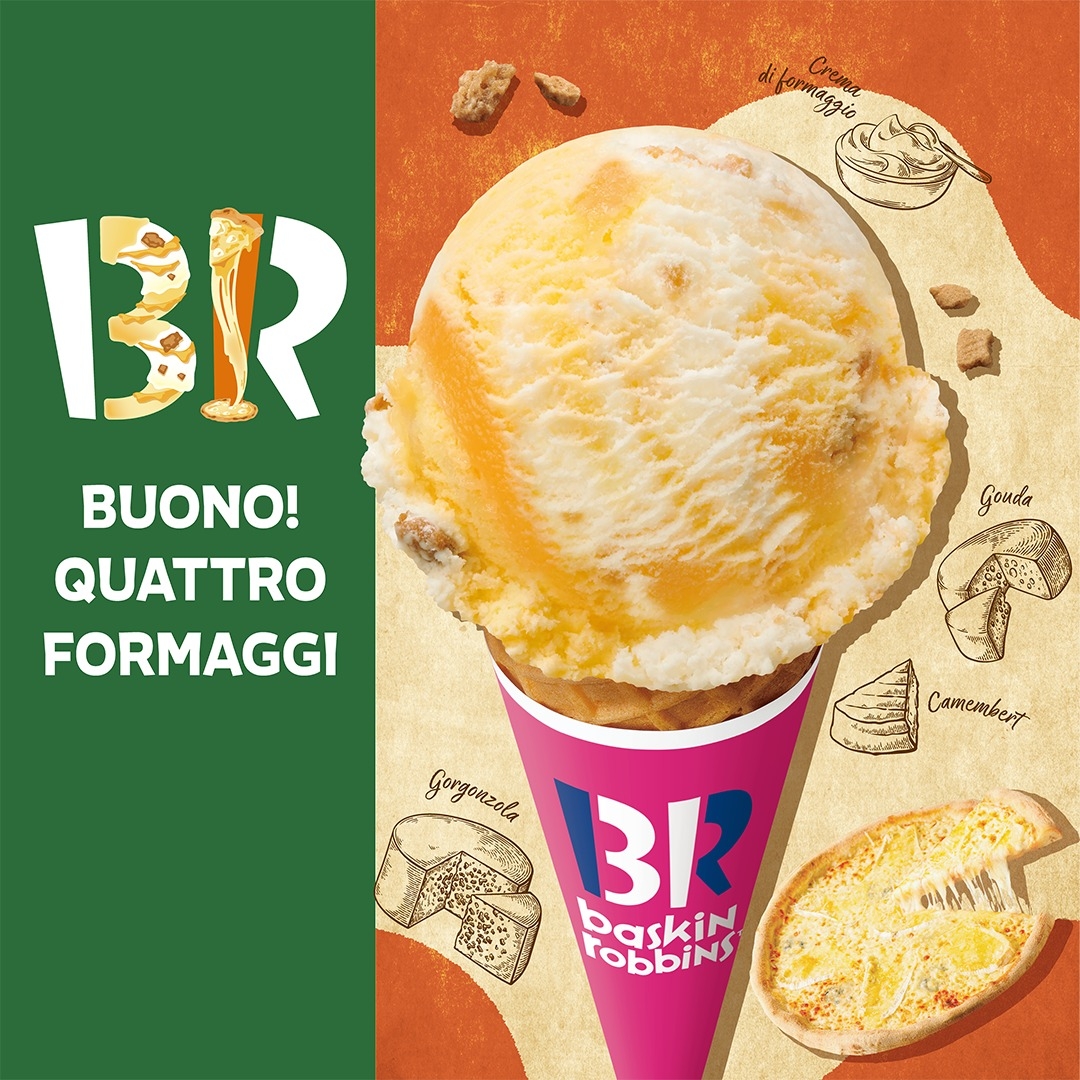 31冰淇淋濃郁香甜的「起司四重奏」是6月推薦口味。