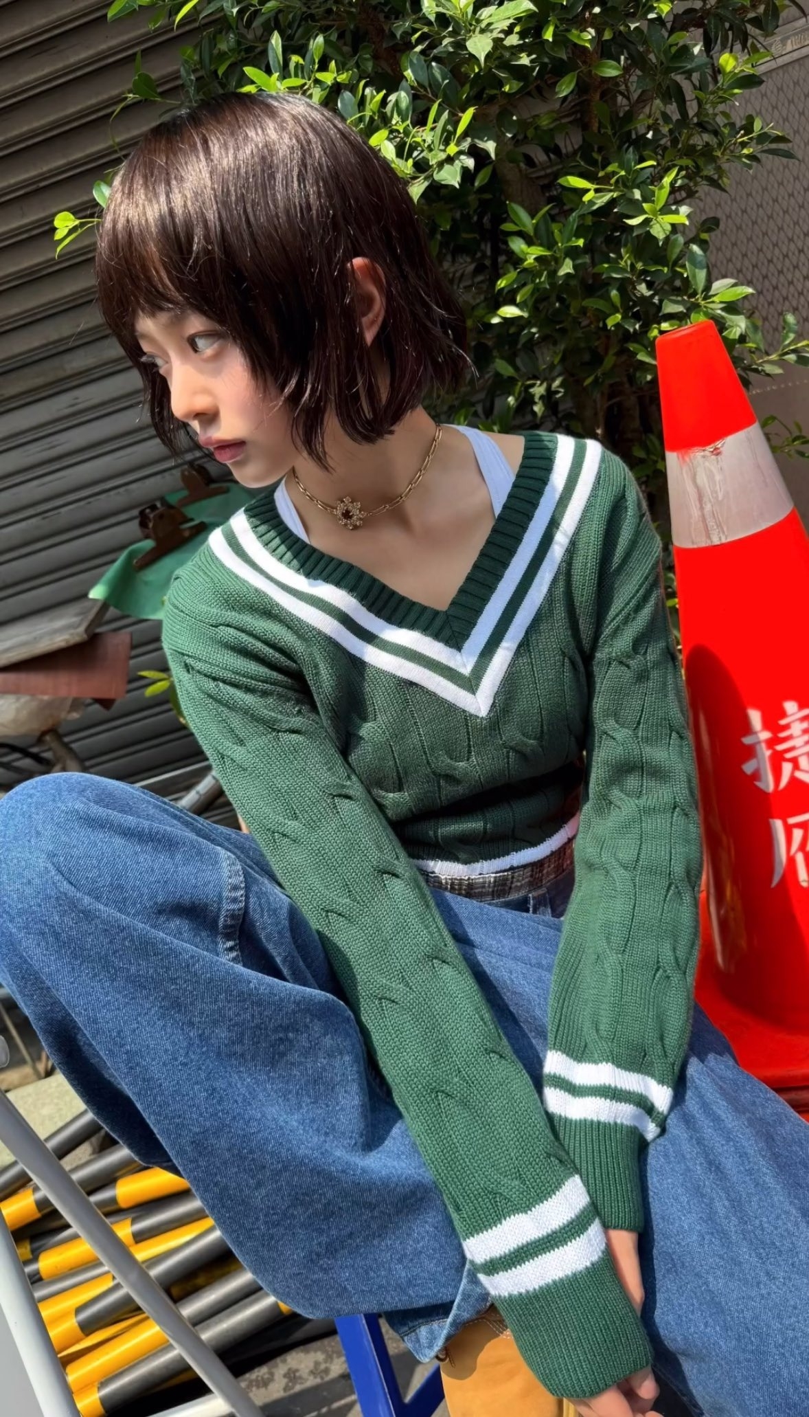 短髮Hanni對於台灣三角錐也情有獨鍾