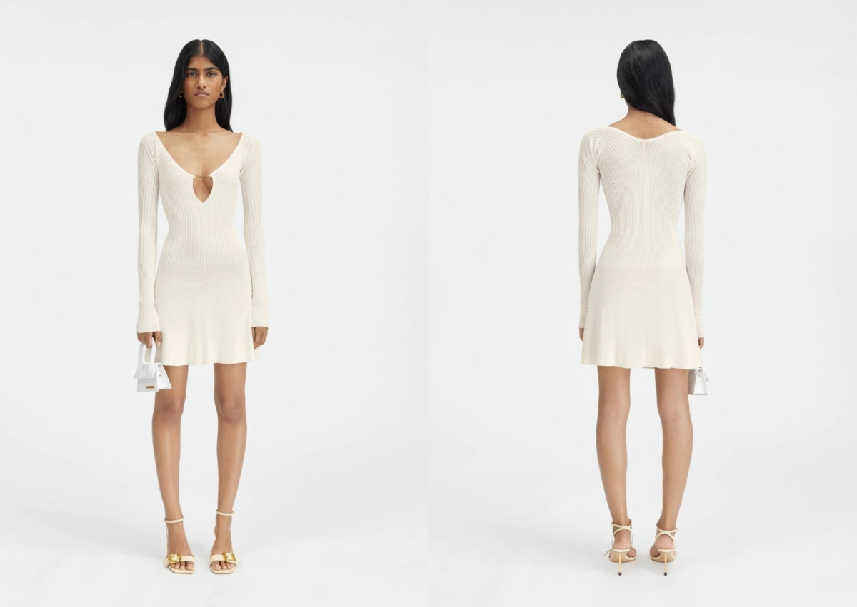 Jacquemus La mini robe Pralù,長袖扇形迷你連衣裙,NT$24,900