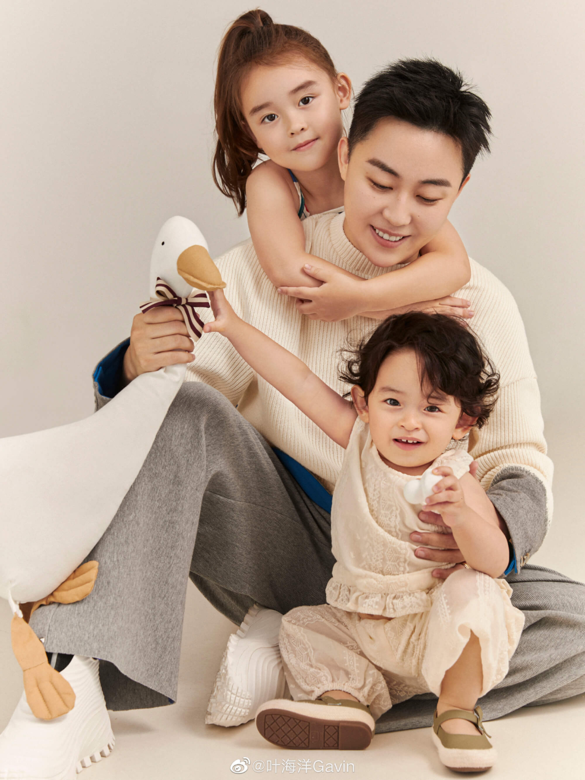 葉海洋與混血女兒