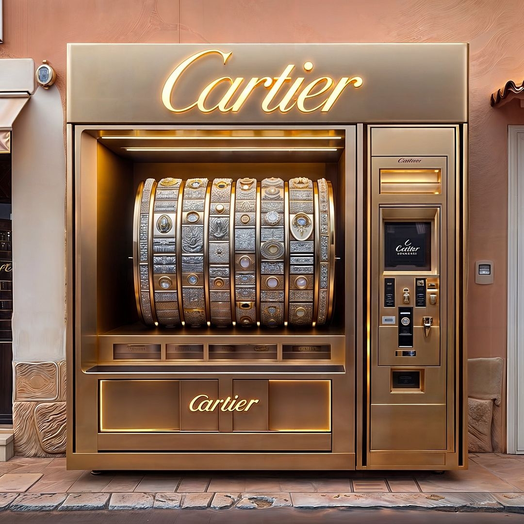 AI生成超逼真「卡地亞珠寶」販賣機