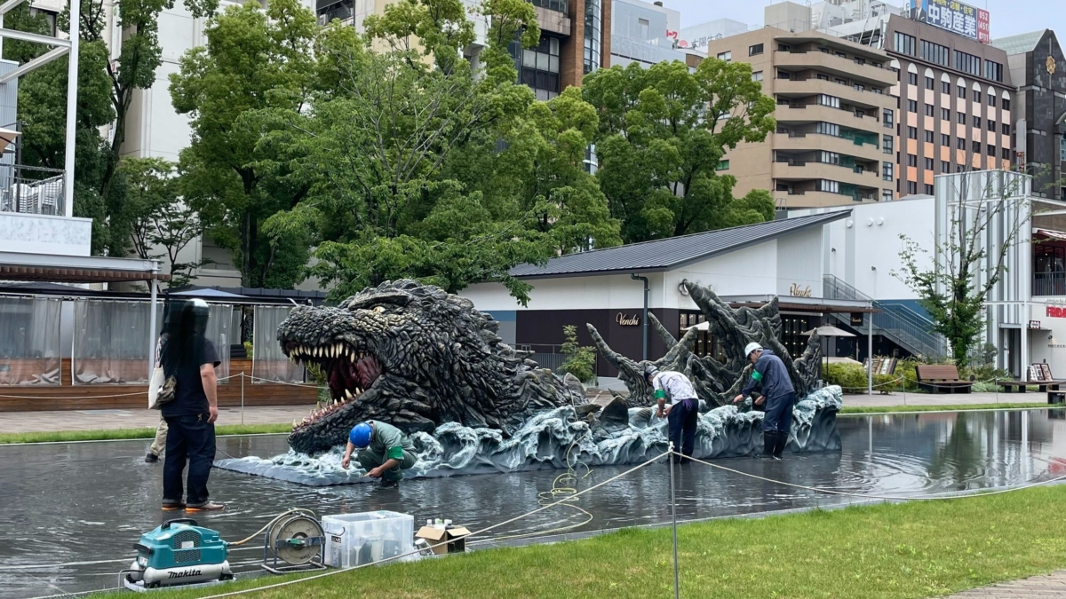 中部電力MIRAI TOWER慶祝70周年，特設哥吉拉裝置