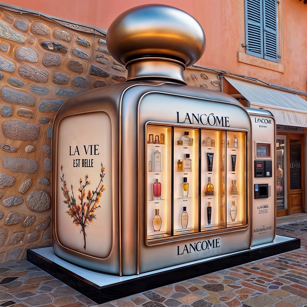 AI生成超逼真「蘭蔻」販賣機