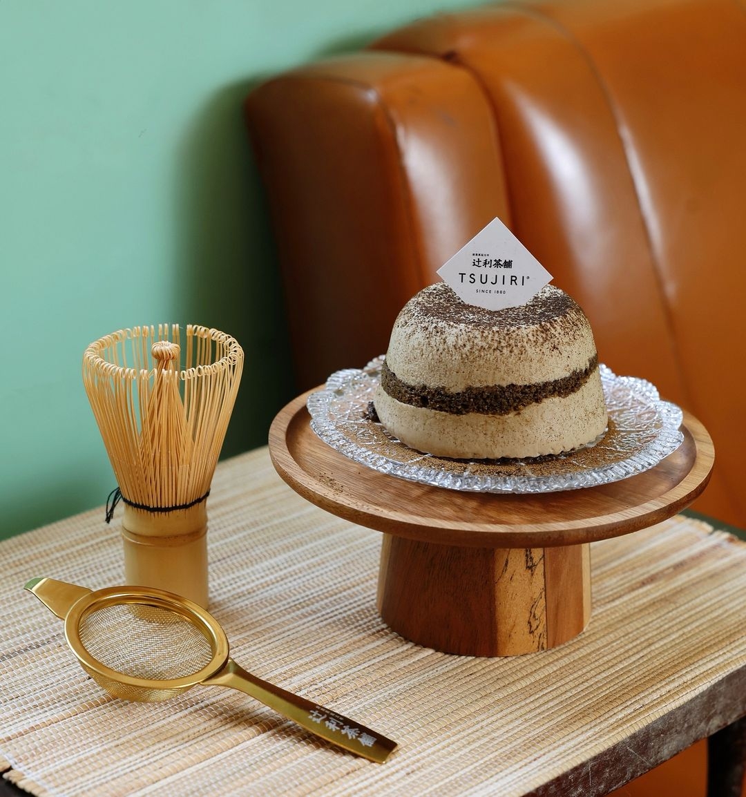 「辻利宇治焙茶提拉米蘇」售價NT$220元。