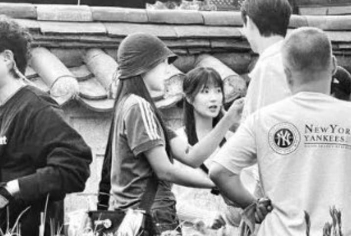 《背著善宰跑》重拍後的路透照