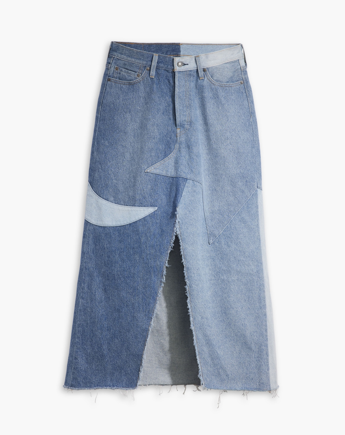 Levi's 拼色丹寧中長裙，NT$4,390
