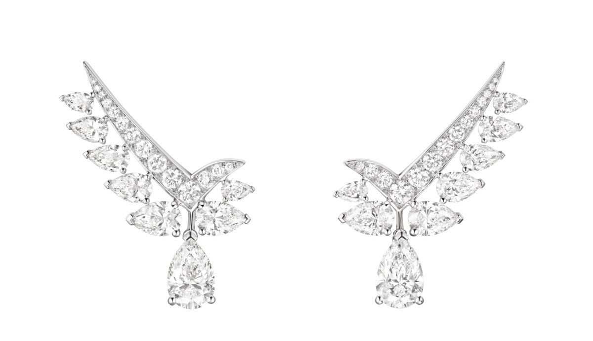 Chaumet Joséphine Impériale 18K白金耳環,價格店洽