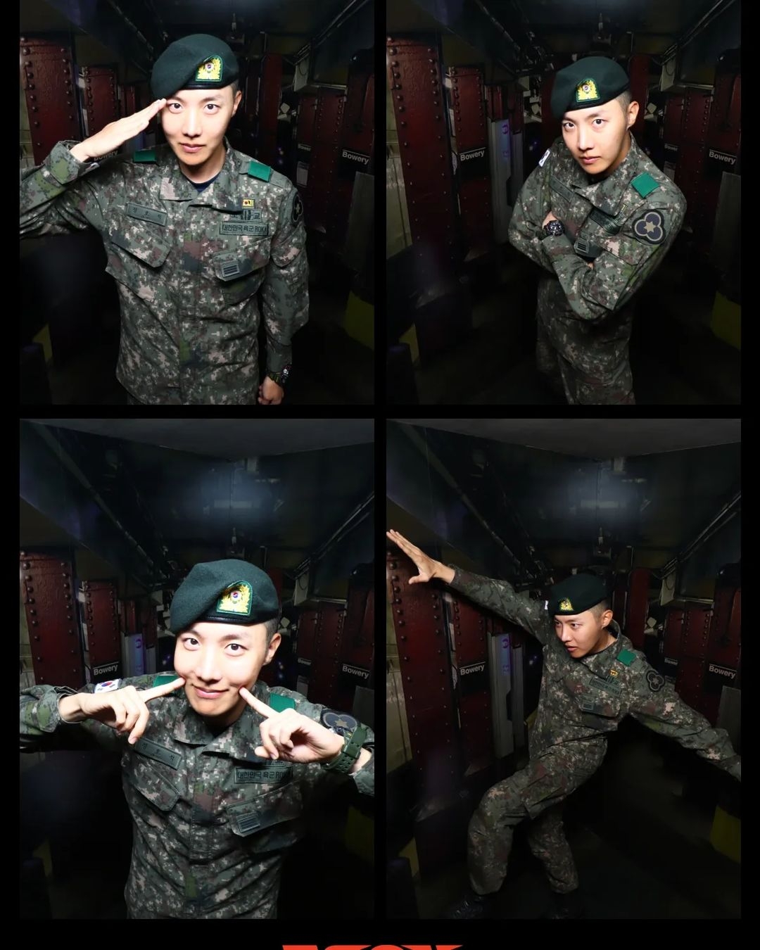 J-hope鄭號錫入伍軍服照