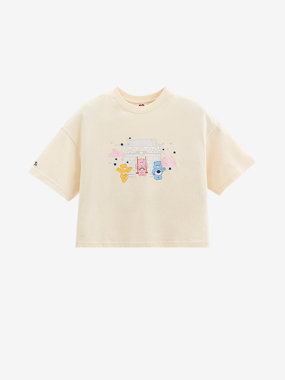 Arnold Palmer Care Bears台灣景點印花短版短袖T_奶油白，NT$1850