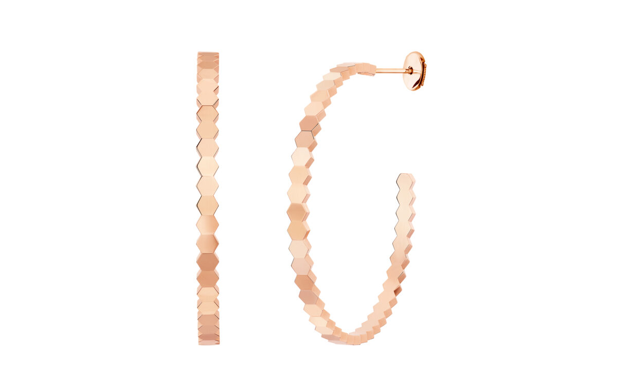 Chaumet Bee My Love 玫瑰金耳環大型款,價格店洽