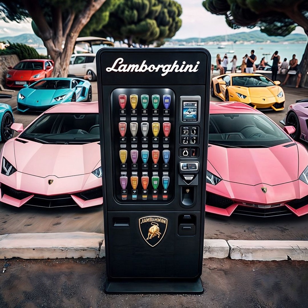 AI生成超逼真「藍寶堅尼」販賣機