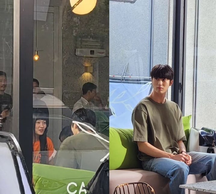 《背著善宰跑》剛開拍不久的路透照