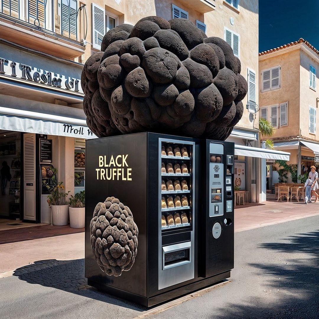 AI生成超逼真「黑松露」販賣機