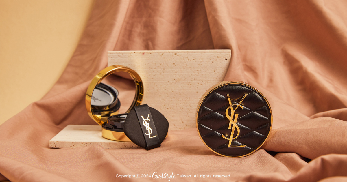 YSL 恆久完美霧光氣墊粉餅 高訂菱格版，NT$3,180