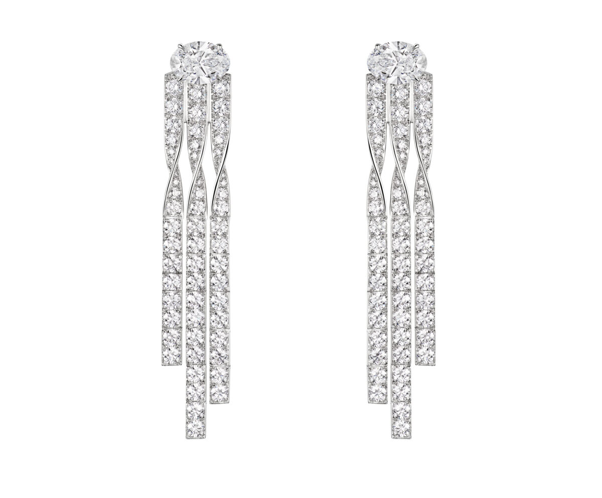 Chaumet Voltige 系列18K白金耳環,價格店洽