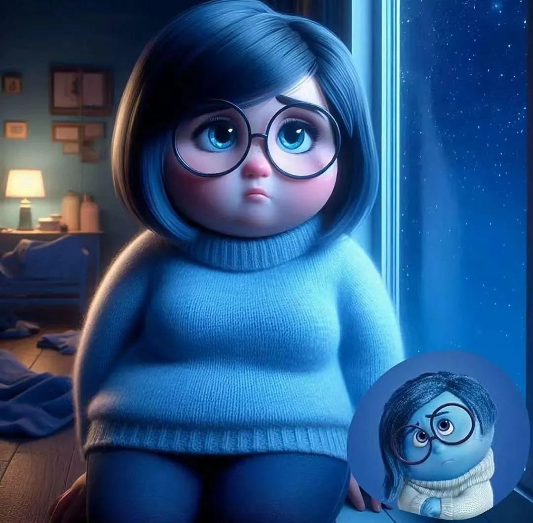 《腦筋急轉彎2》憂憂擬人化