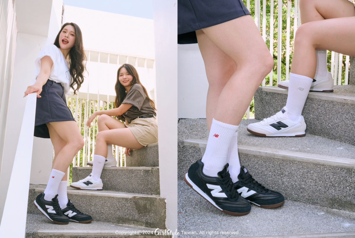 經典黑白!怎麼拍都超出片~New Balance RC42 黑色(URC42LB)、白色(URC42LA)
