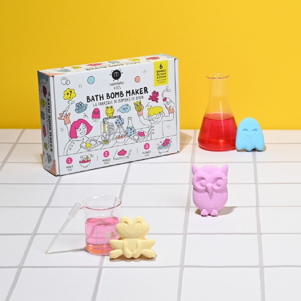 nailmatic Kids DIY動物沐浴泡泡球6入一盒，NT$1,390