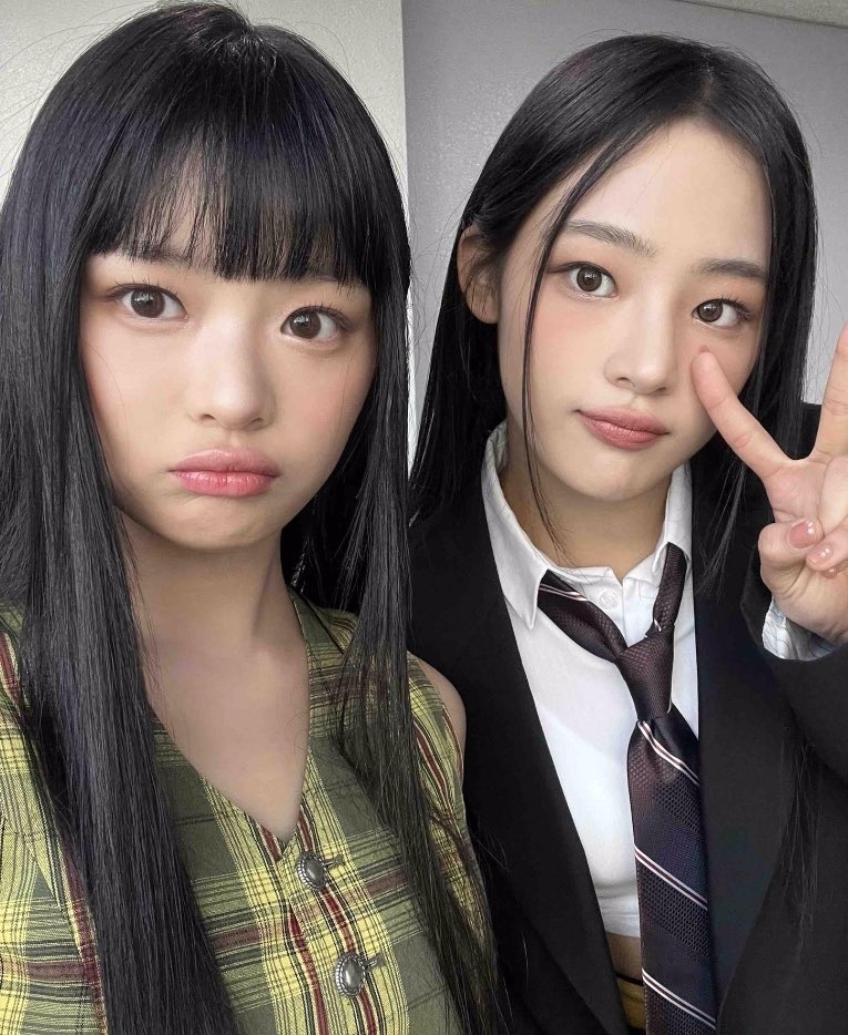 NewJeans Hanni、Minji被封為麵包雙人組。