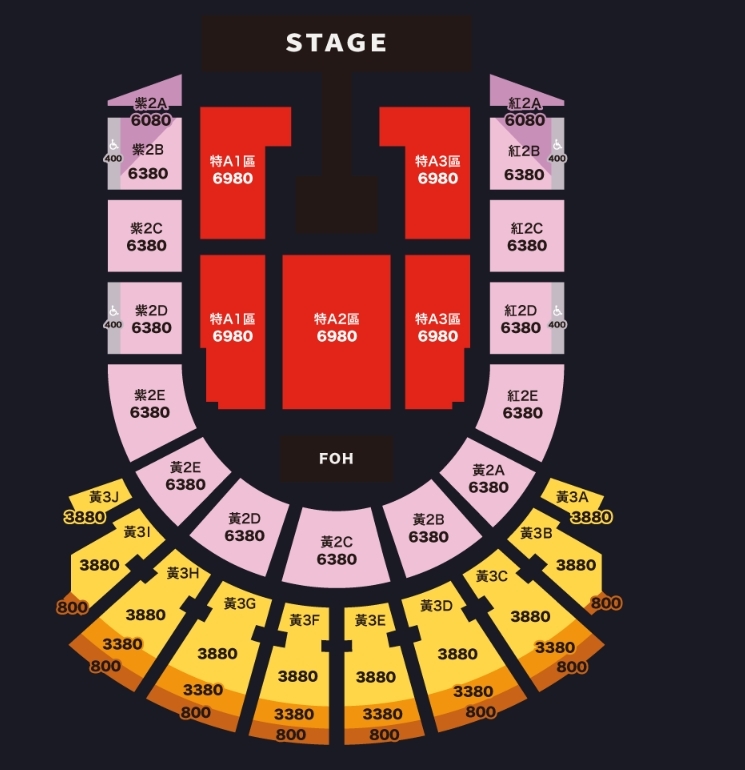 (G)I-DLE台北小巨蛋2024演唱會票價