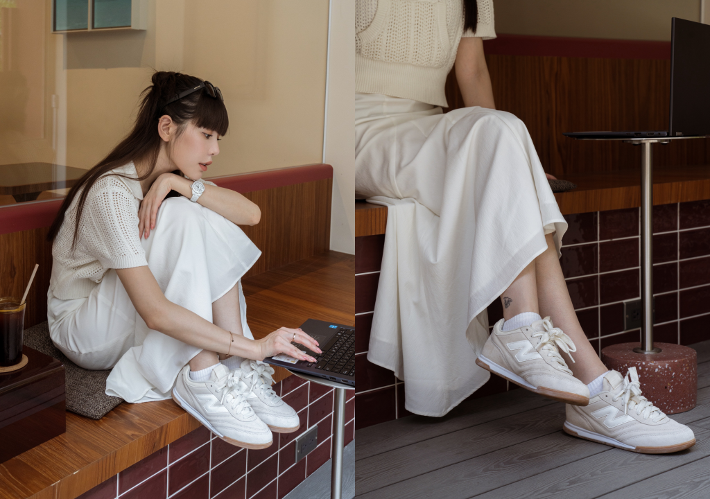 正方形穿搭示範！大熱溫柔奶茶色 New Balance RC42 (URC42EA)