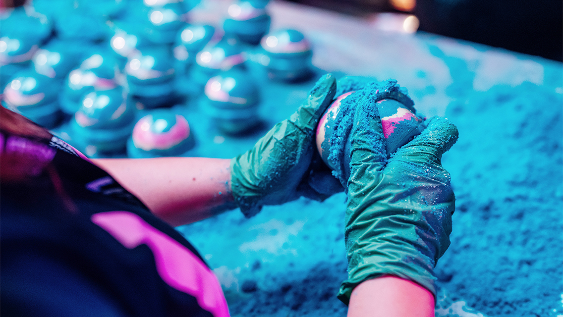 LUSH 期間限定汽泡彈工作坊