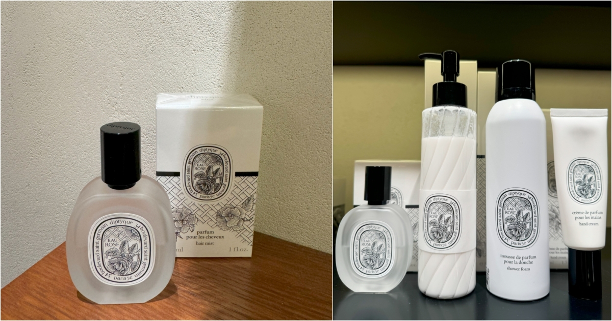 Diptyque熱賣Top 3:玫瑰之水髮香噴霧30ml,NT$2,150