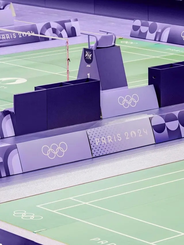2024巴黎奧運「羽球場」打破常規採用紫色