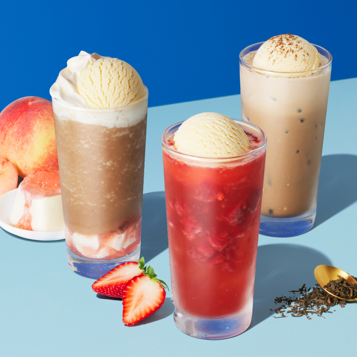 日本星巴克漂浮冰淇淋x伯爵茶系列