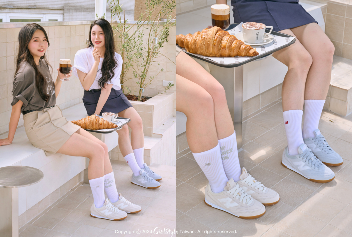 溫柔奶茶、灰藍色!營造穿搭的清爽氣息~New Balance RC42 奶茶色(URC42EA)、灰藍色(URC42EB)