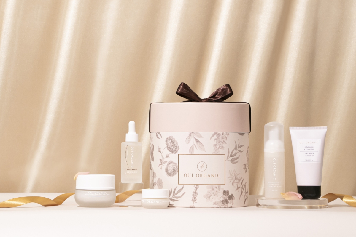 唯有機推出「8週年法式香氛新品保養禮盒」，完整的OUI ORGANIC新品一次擁有。