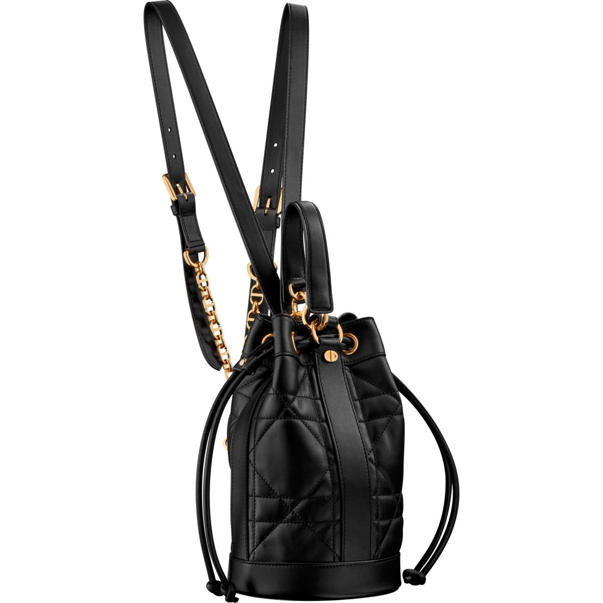 Dior Backpack 黑色格紋小牛皮背包,NT$ 145,000