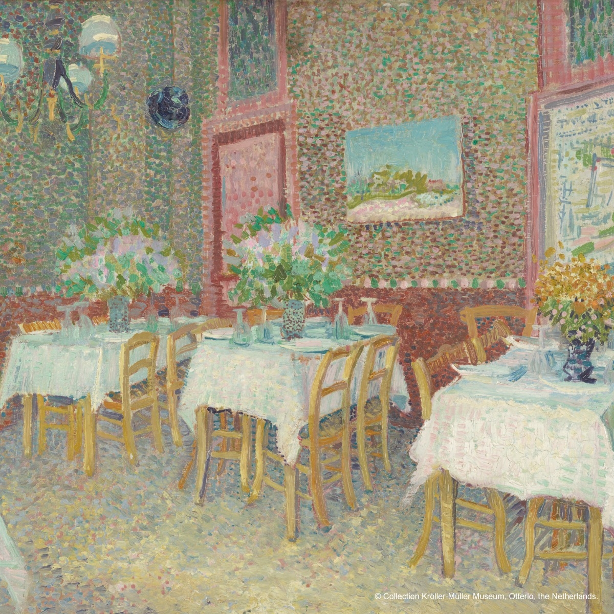 Interior of a Restaurant, 1887 by Vincent Van Gogh