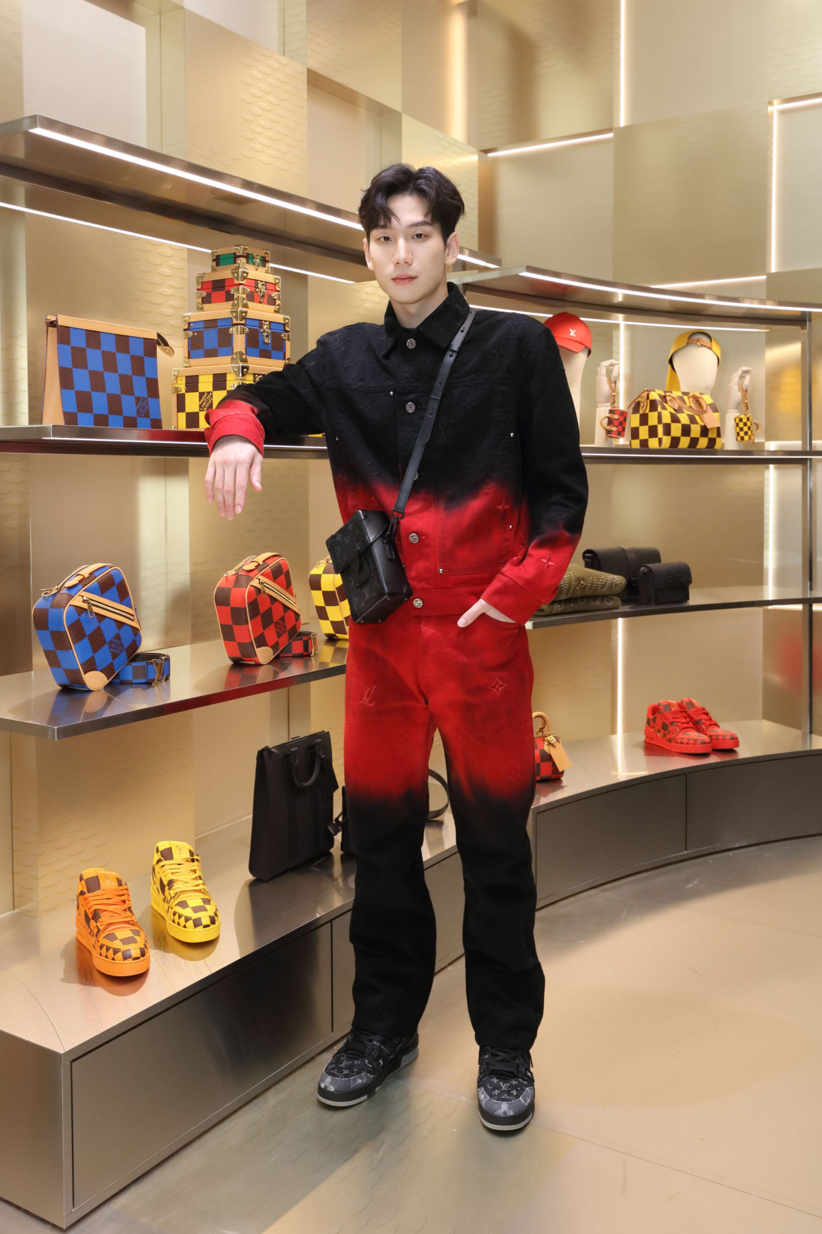 王冠閎出席路易威登2024春夏系列男裝快閃店