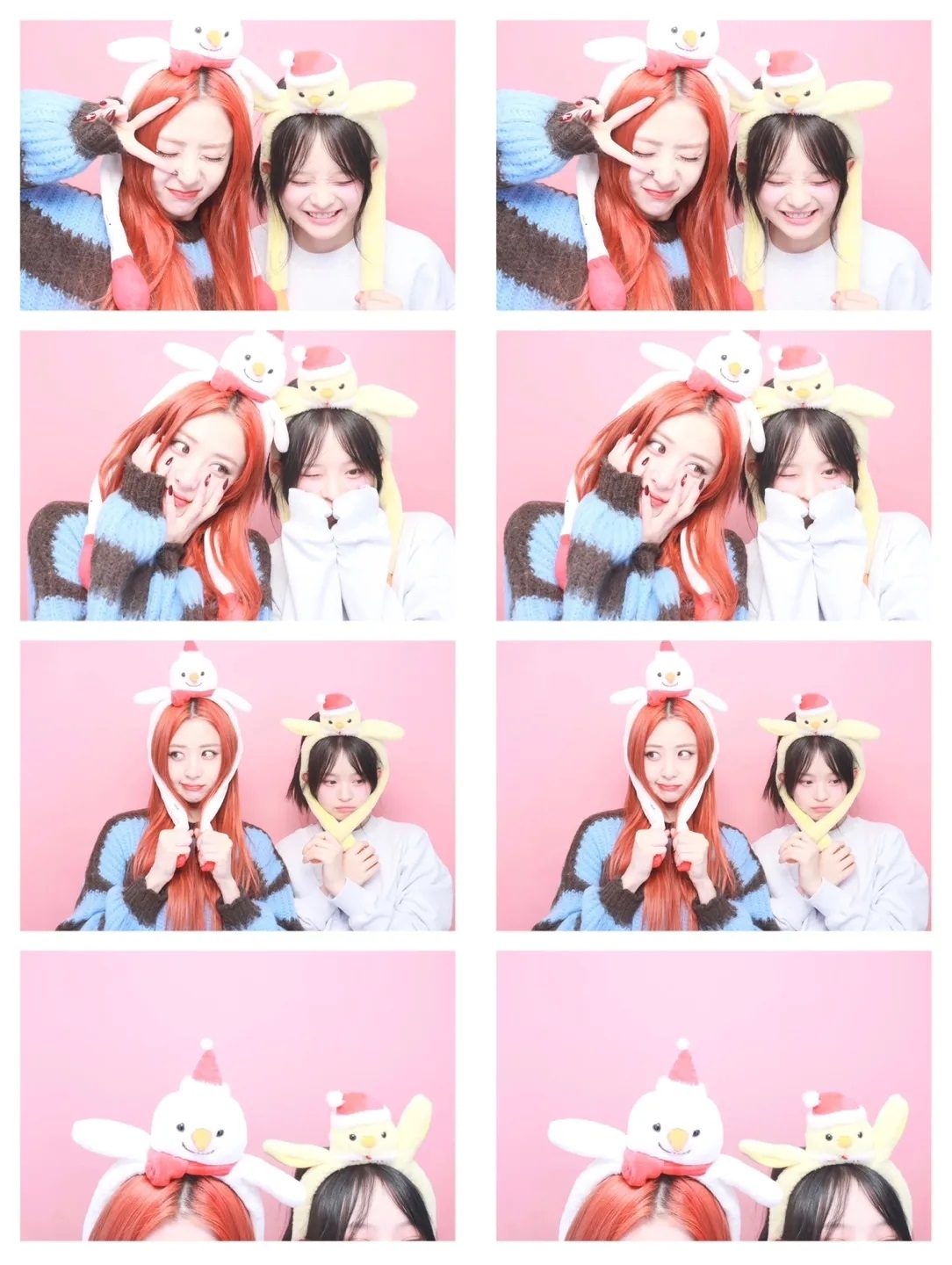 NewJeans Hanni、LE SSERAFIM許允眞萌萌8連拍。