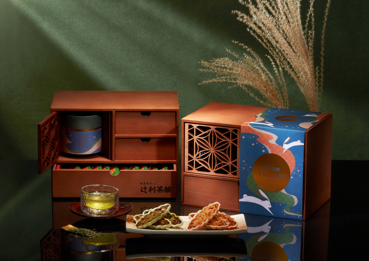 辻利茶舗2024中秋節，星耀銀河茶箪笥禮盒