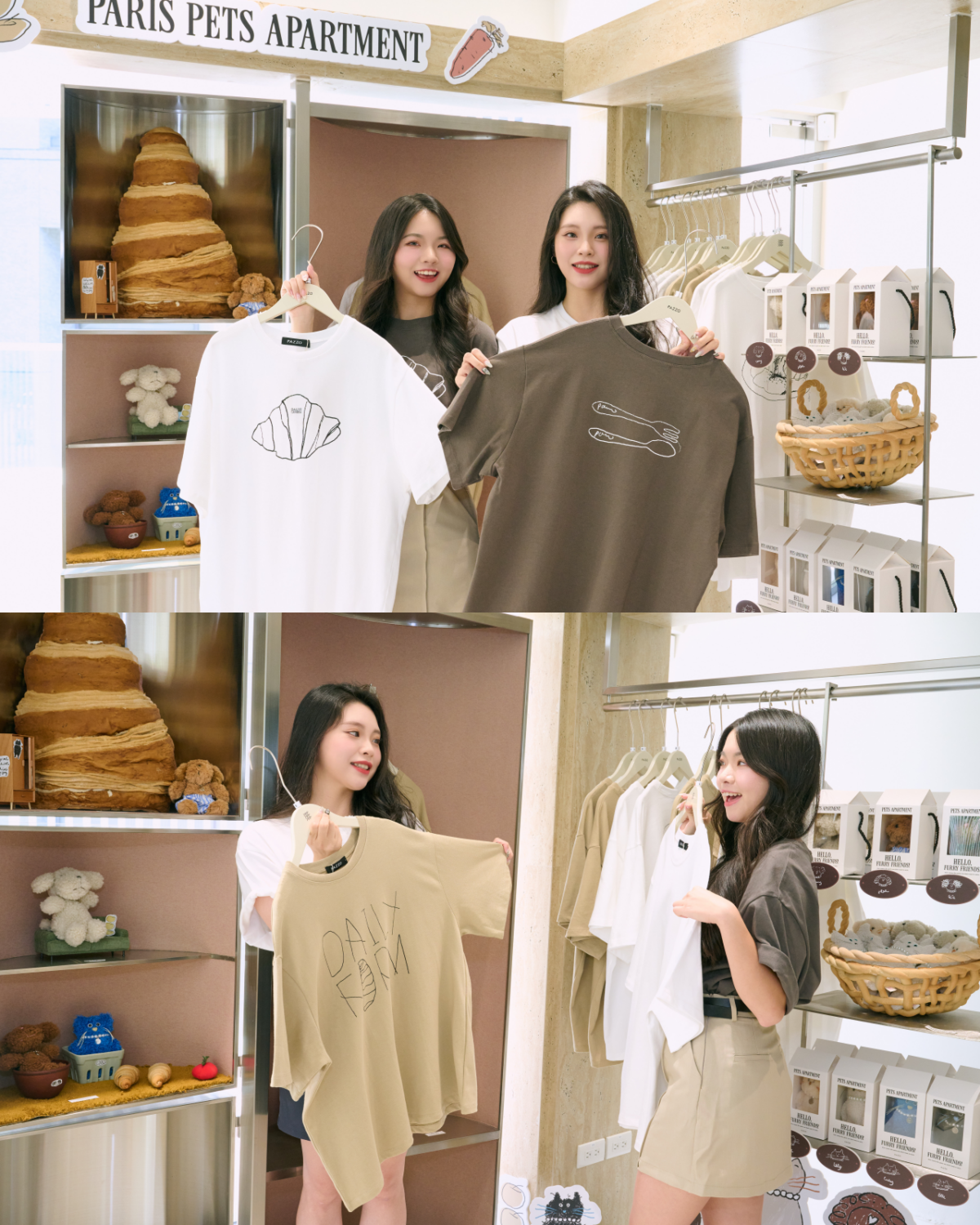 PAZZO X OUVERT SEOUL聯名印花TEE 官網門市買一送一別錯過!