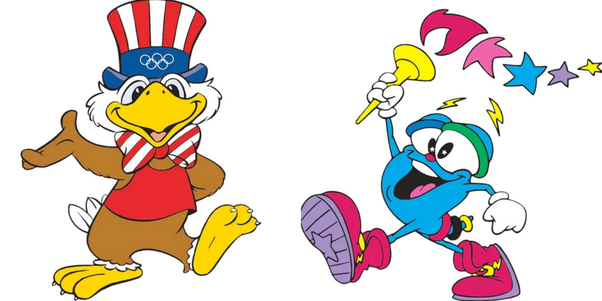 1984年洛杉磯奧運的「山姆」、1996年亞特蘭大奧運的「伊茲」