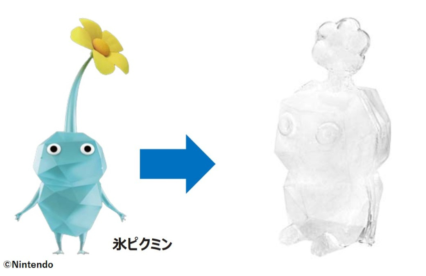 任天堂《皮克敏》製冰模具!「冰塊皮克敏」坐在杯中靜靜融化超萌