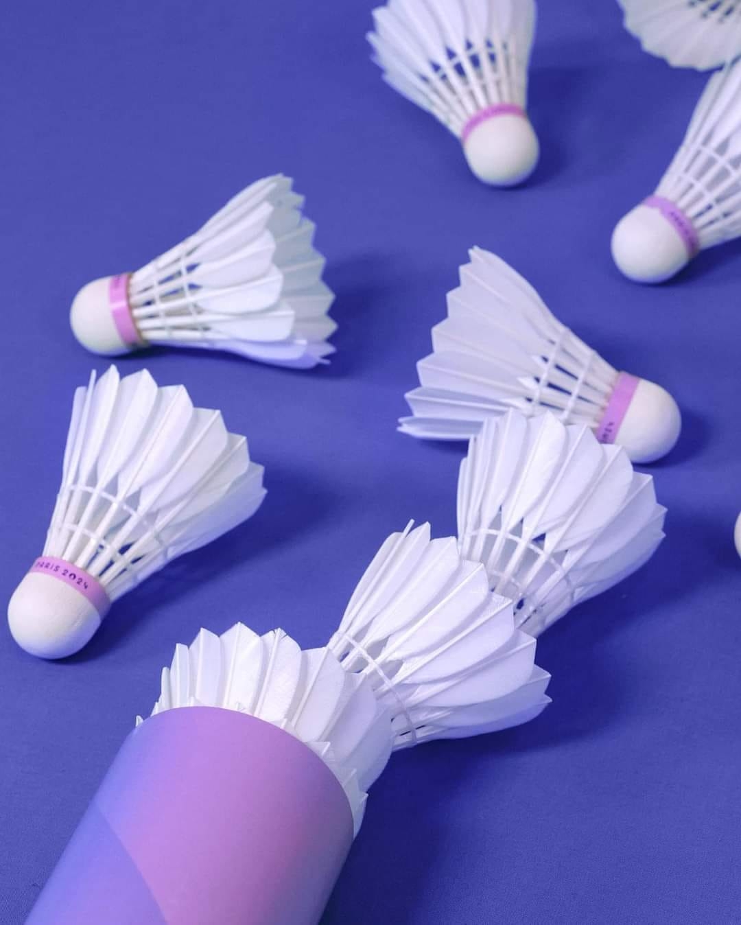 2024巴黎奧運官方選用「羽球」也是紫色