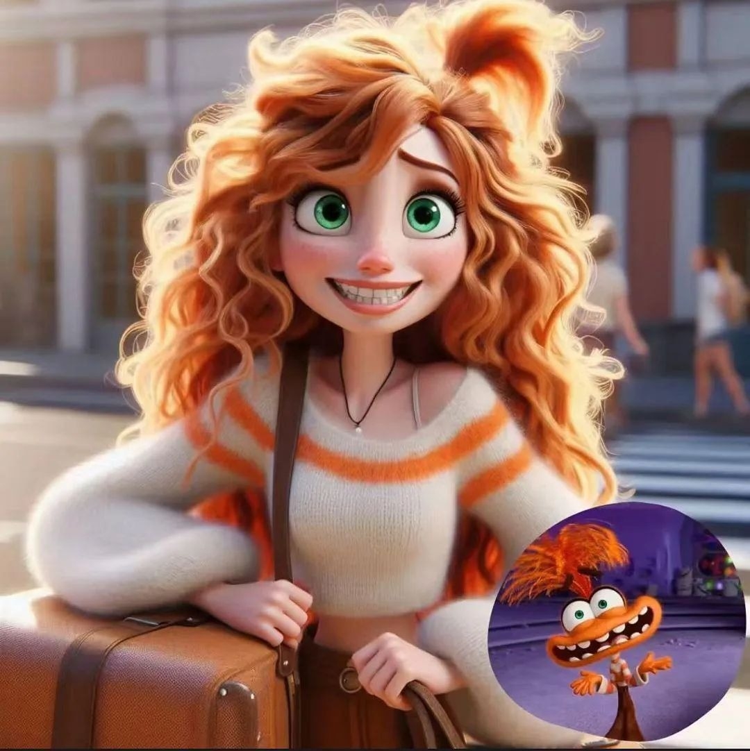 《腦筋急轉彎2》焦焦擬人化