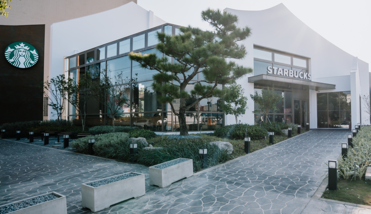 星巴克台中「沙鹿北勢門市」外觀