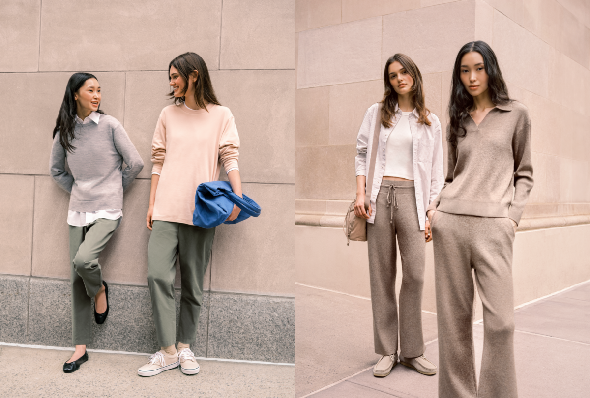 UNIQLO｜棉質舒適九分褲(470168)、可機洗針織羅紋長褲(470173)