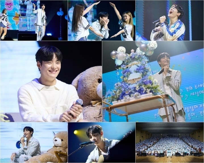 宋建熙在見面會上與粉絲度過愉快的時間