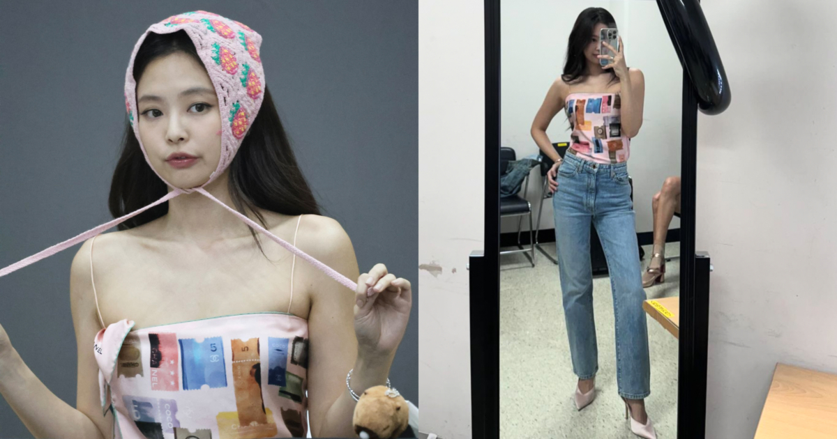 Jennie 8週年當天造型